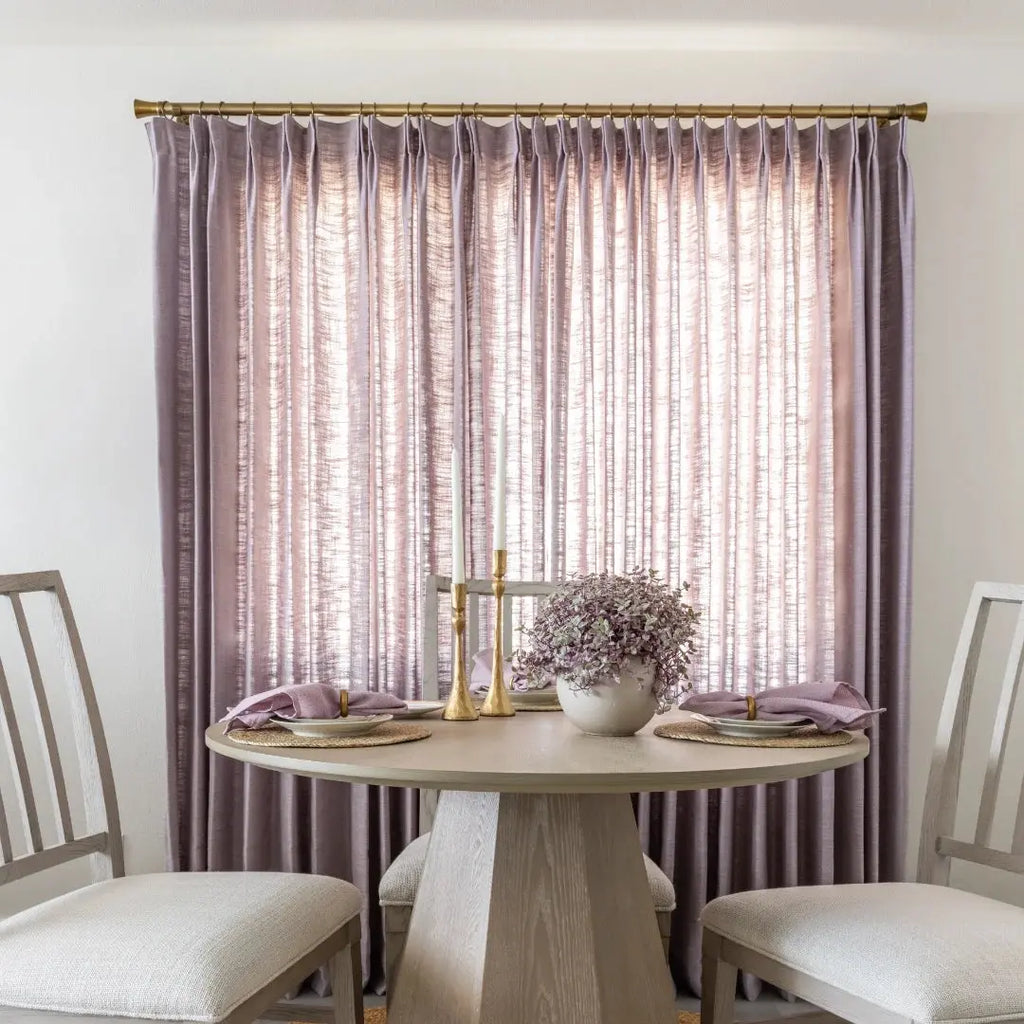 Liz Linen Drape Pleated