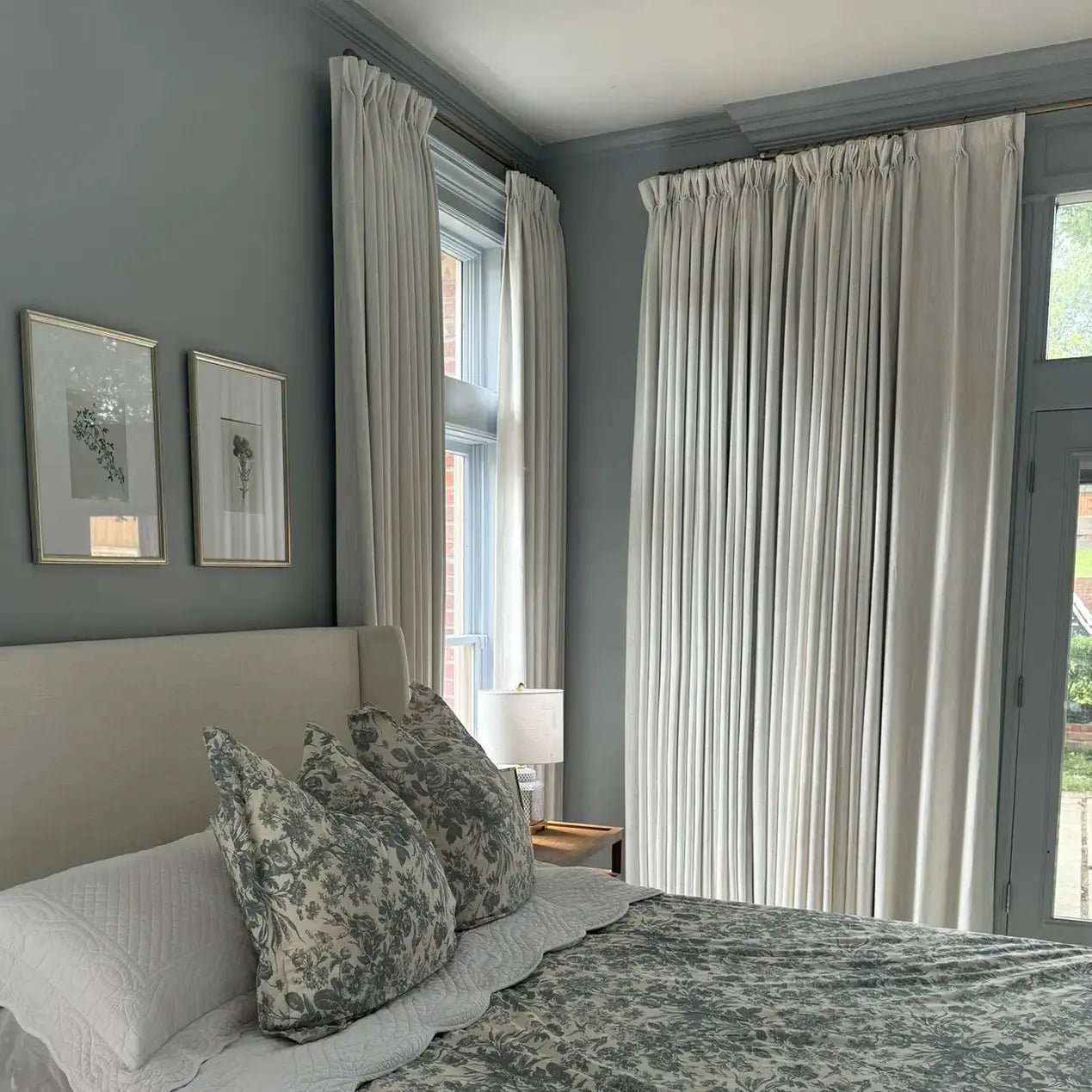 Liz Linen Drape Pleated