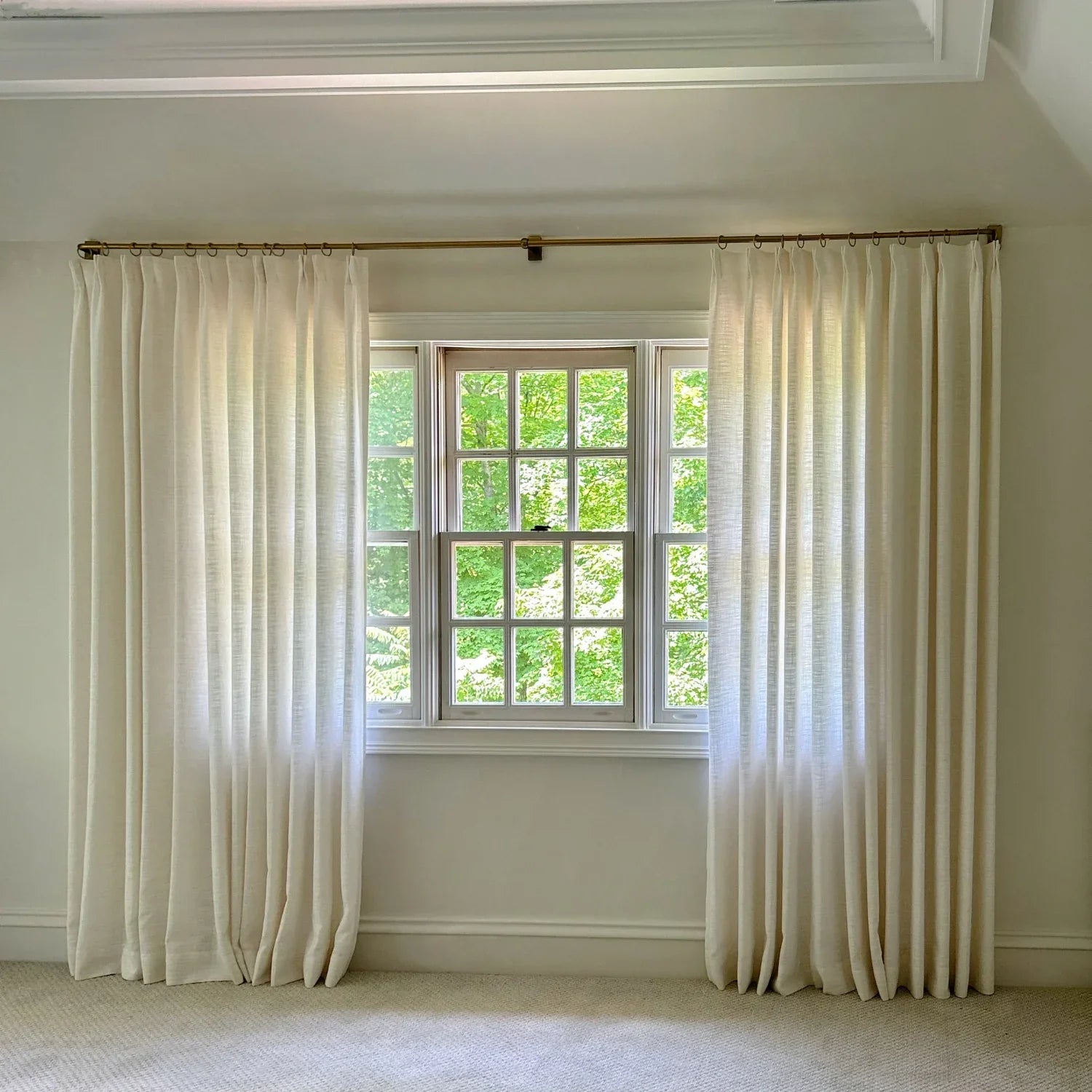 Liz Linen Drape Pleated