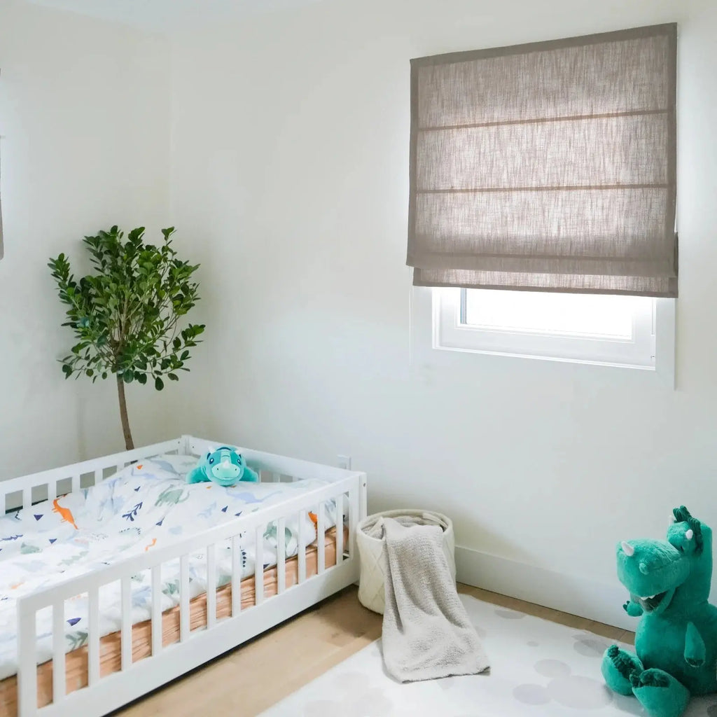 Liz Linen Roman Shade Cordless