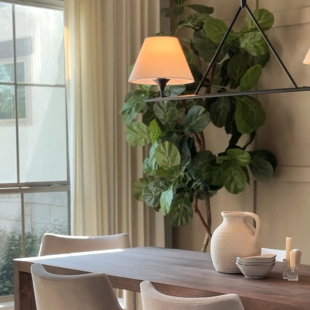 Liz Linen Drape Pleated