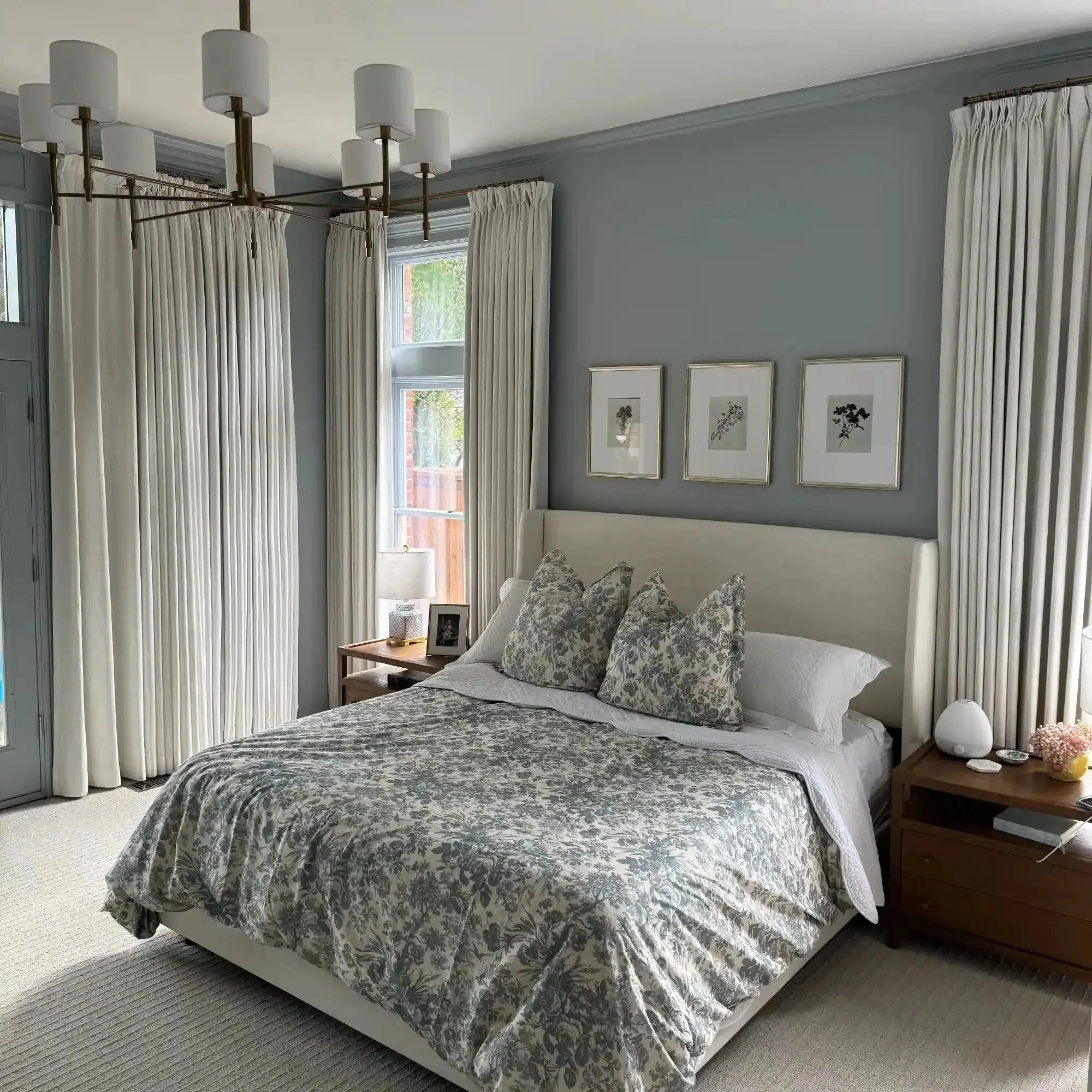 Liz Linen Drape Pleated