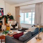 Liz Linen Drape Pleated