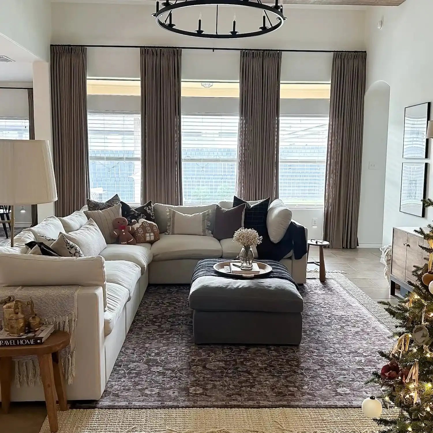 Liz Linen Drape Pleated