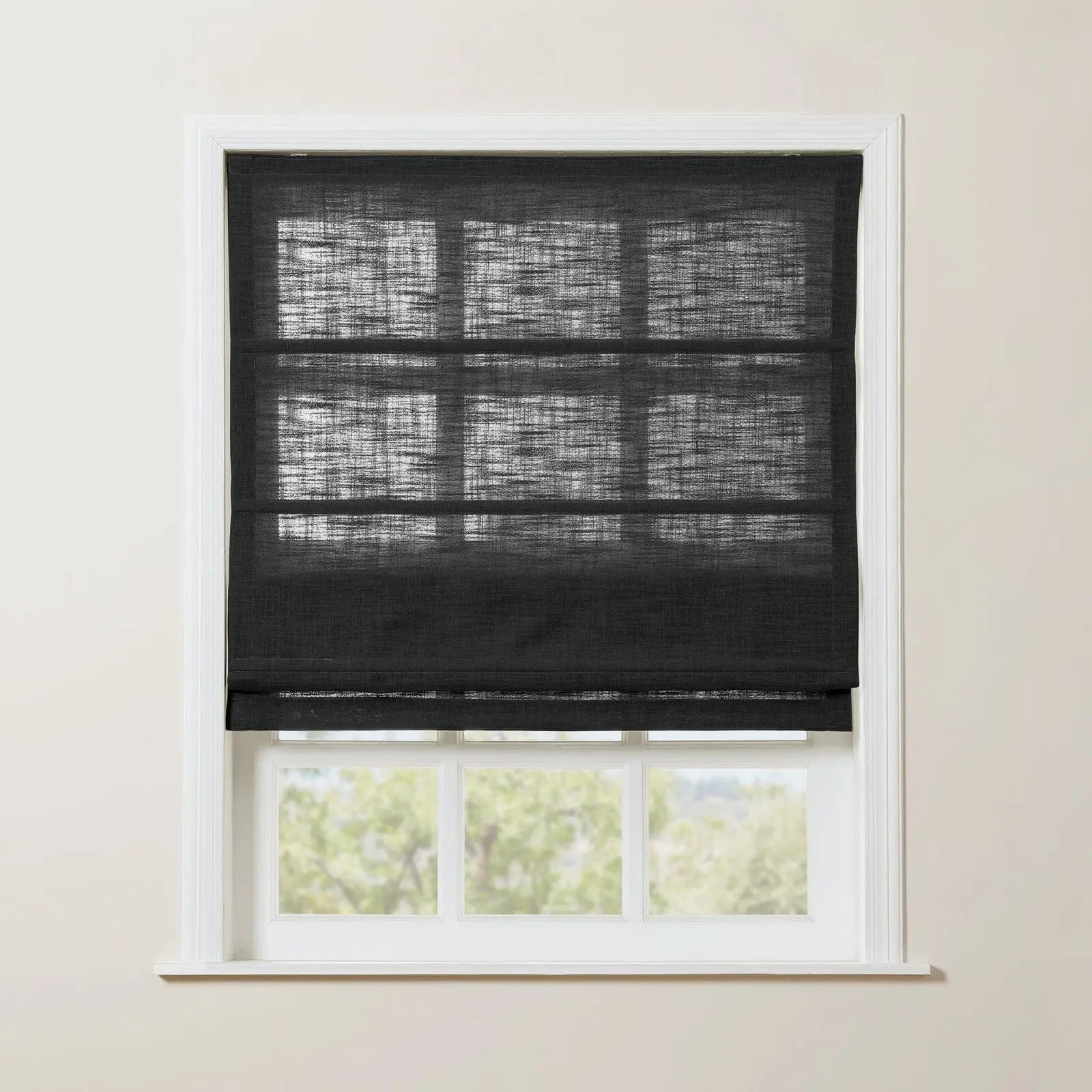 Liz Linen Roman Shade Cordless