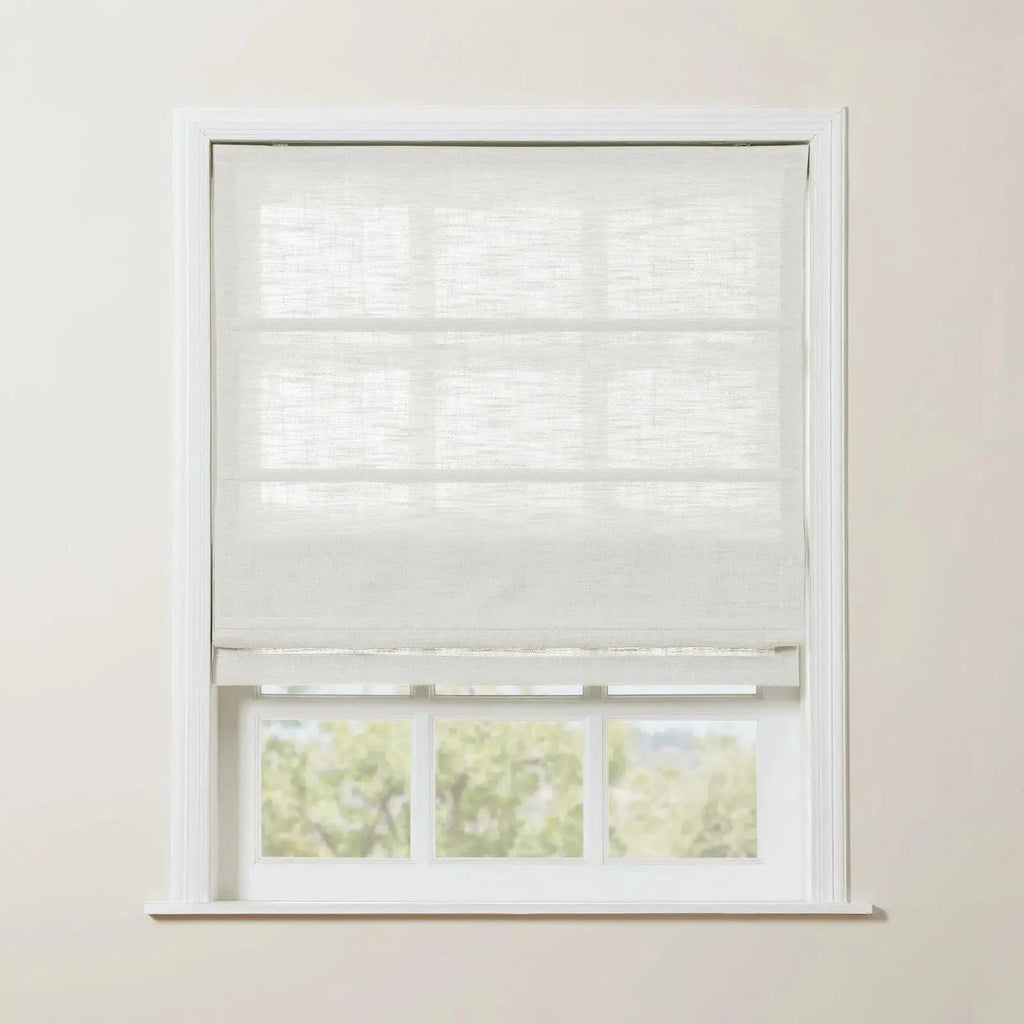 Liz Linen Roman Shade Cordless