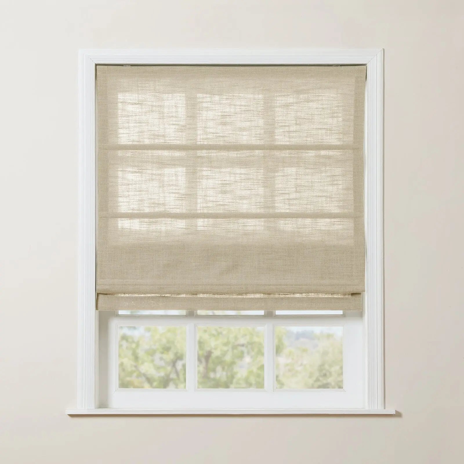 Liz Linen Roman Shade Cordless