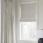 Patti Belgian Linen Roman Shade Cordless