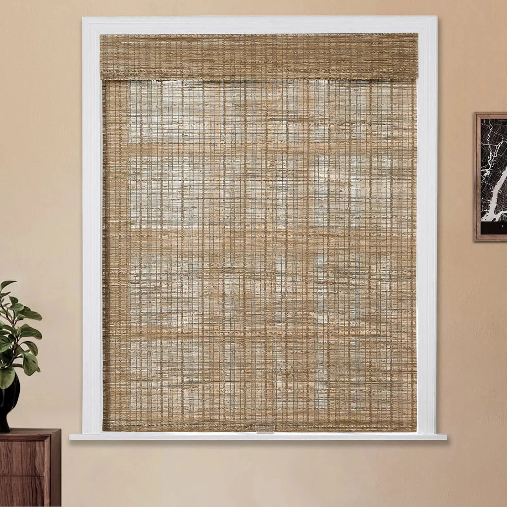 Natural Jute Bamboo Woven Shade - Cinnamon