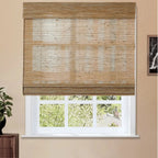 Natural Jute Bamboo Woven Shade - Bark