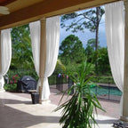 Scandina Solid Voile Sheer Curtain Pleated