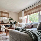 Natural Jute Bamboo Woven Shade - Cinnamon