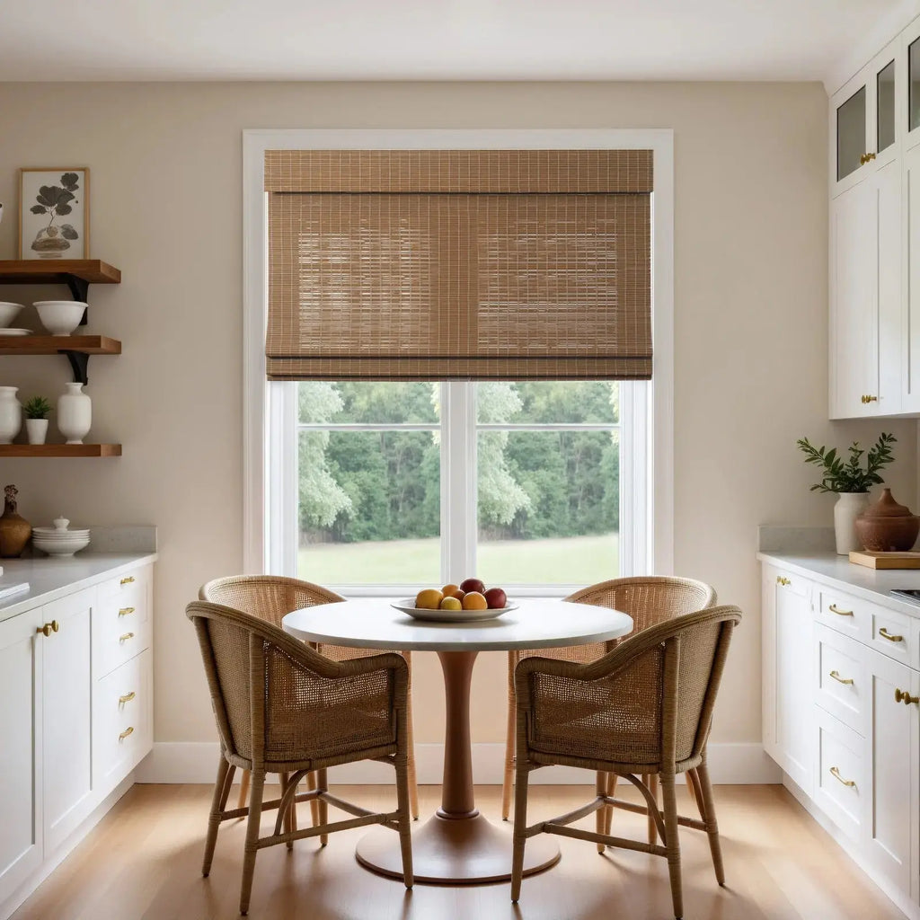 Sybil Bamboo Roman Shade Cordless