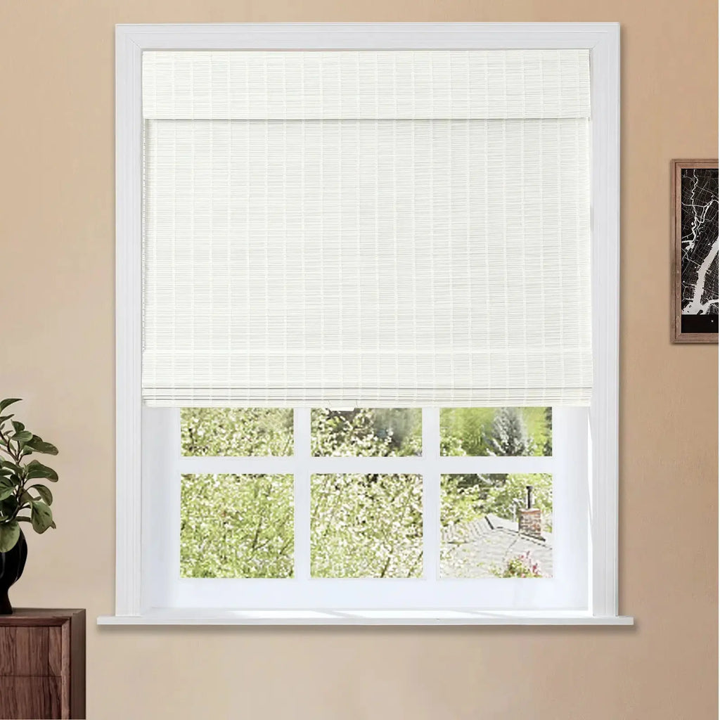 Sybil Bamboo Roman Shade Cordless