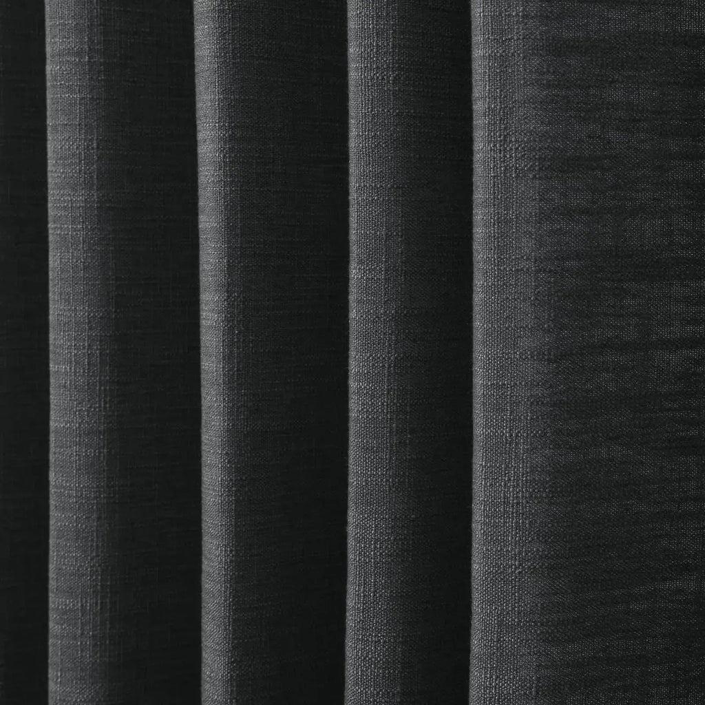 Liz Linen Pleated Cafe Curtains