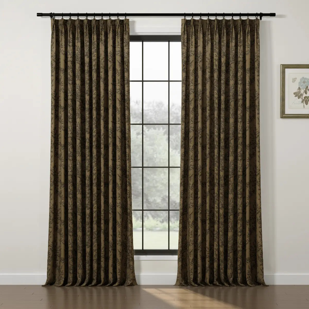 Sara Le Print Linen Drapery Pleated