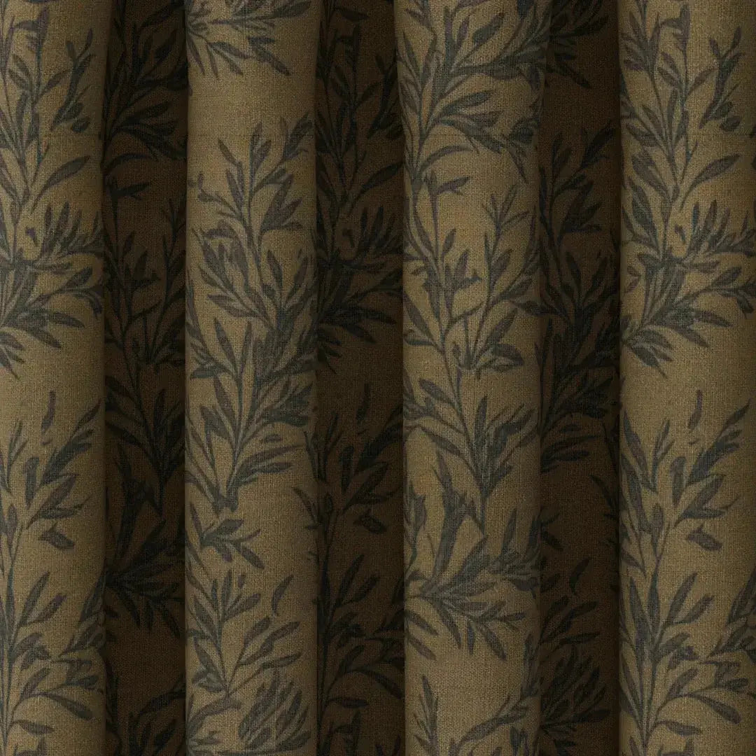 Sara Le Print Linen Drapery Pleated