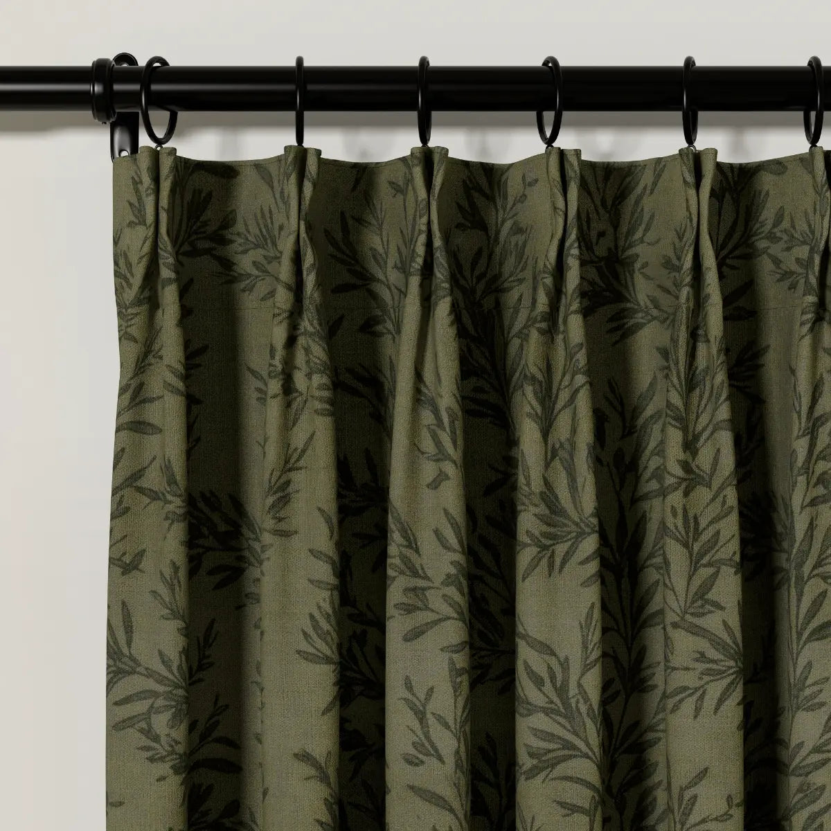 Sara Le Print Linen Drapery Pleated