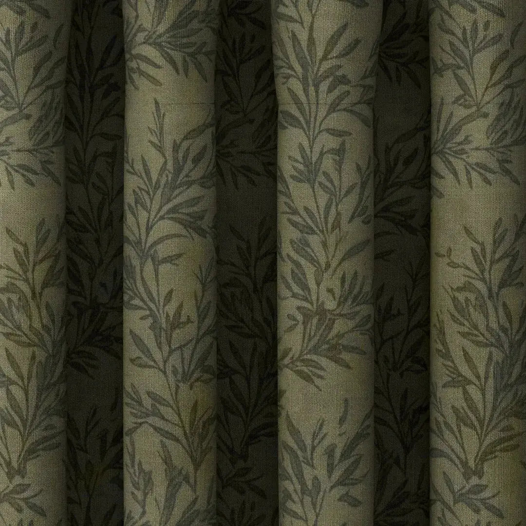 Sara Le Print Linen Drapery Pleated