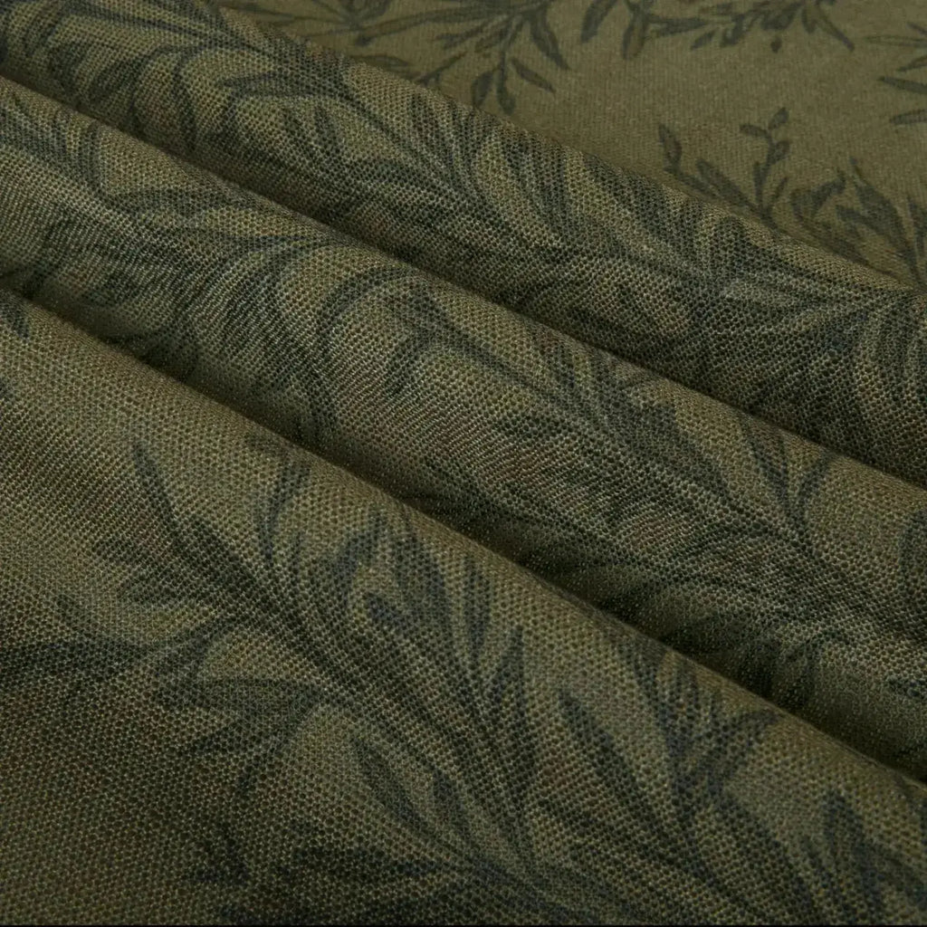 Sara Le Print Linen Drapery Pleated