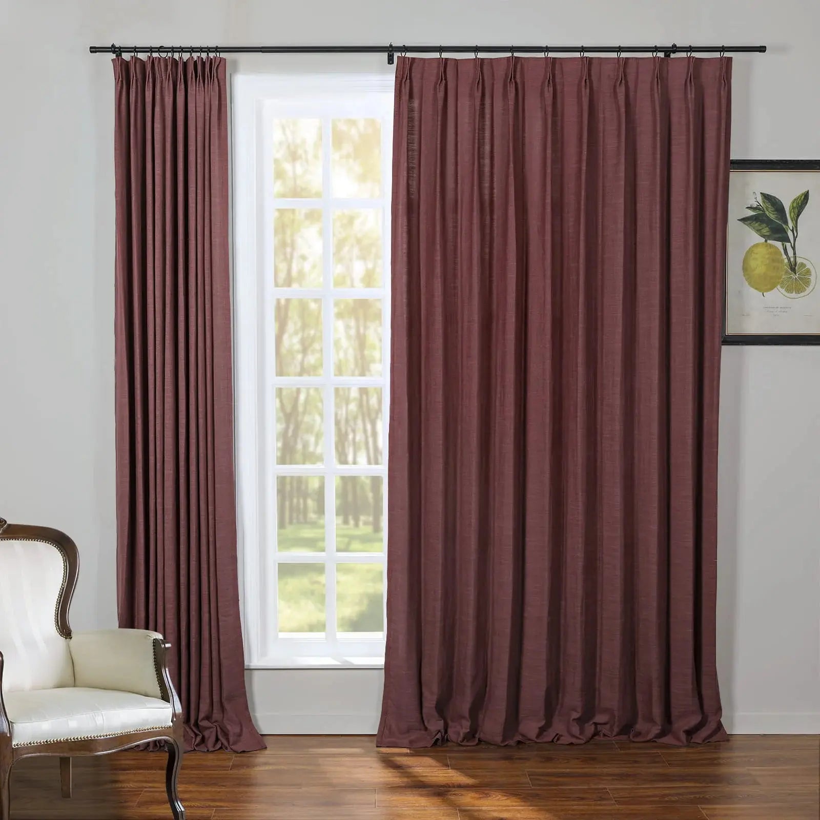 Kyla Linen Drapery Pleated