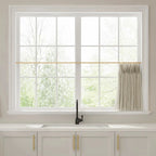 Liz Linen Pleated Cafe Curtains