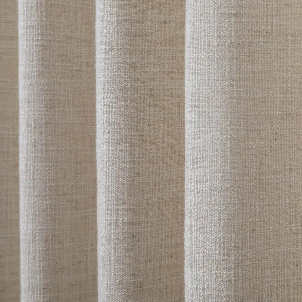 Liz Linen Pleated Cafe Curtains