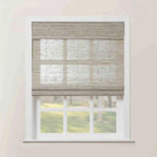 Rae Natural Ramie Flax Woven Wood Shades - Series C