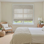 Rae Natural Ramie Flax Woven Wood Shades - Series C