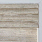Rae Natural Ramie Flax Woven Wood Shades - Series C