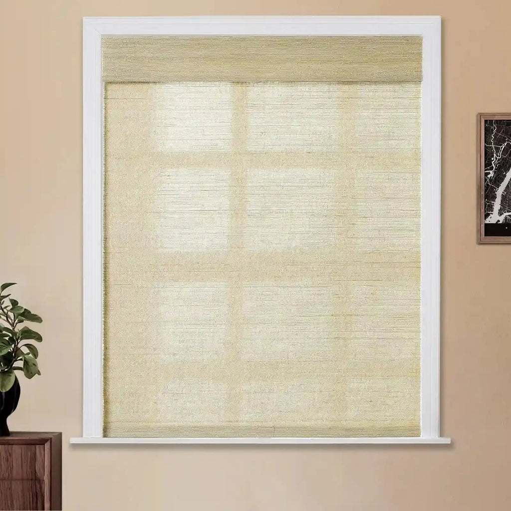 Natural Ramie Bamboo Woven Shade - Coconut
