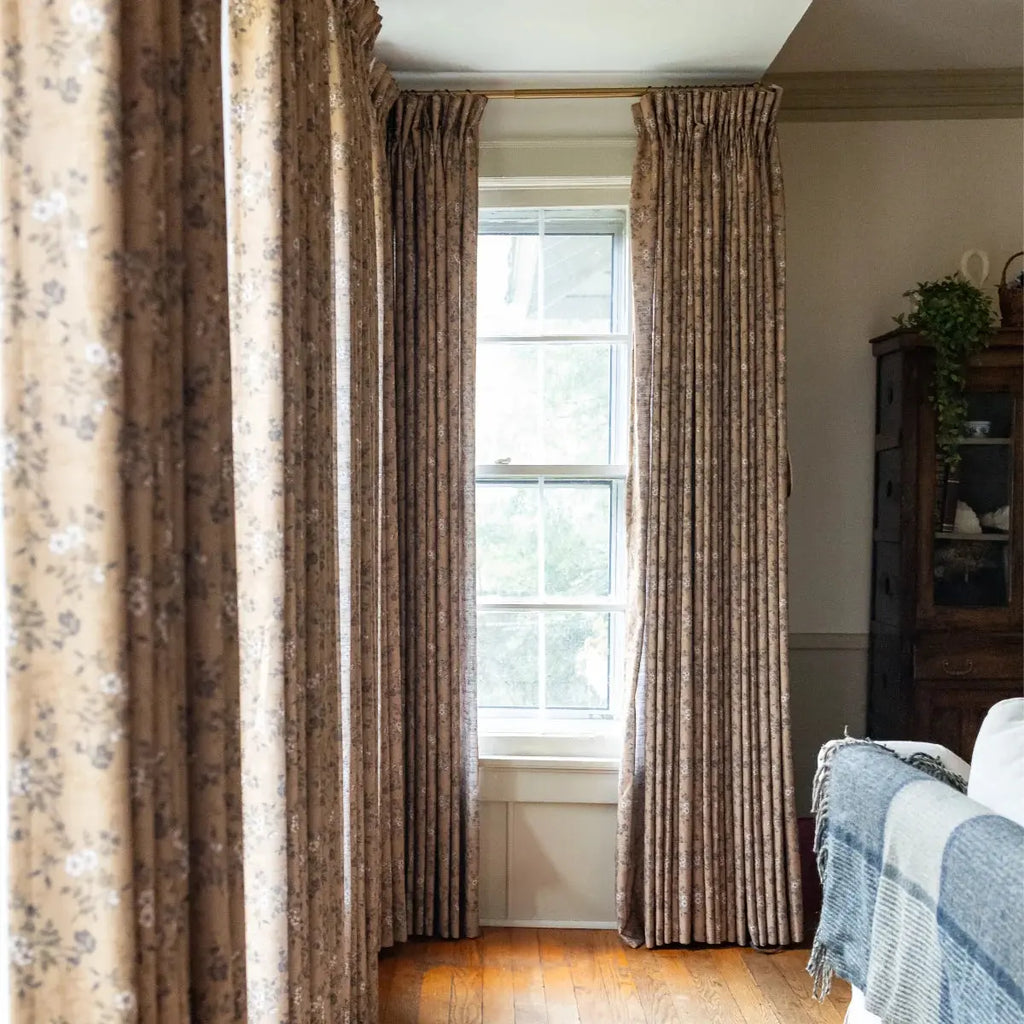 Sara Le Print Linen Drapery Pleated