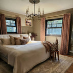 Sara Le Print Linen Drapery Pleated