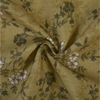 Sara Le Print Linen Drapery Pleated