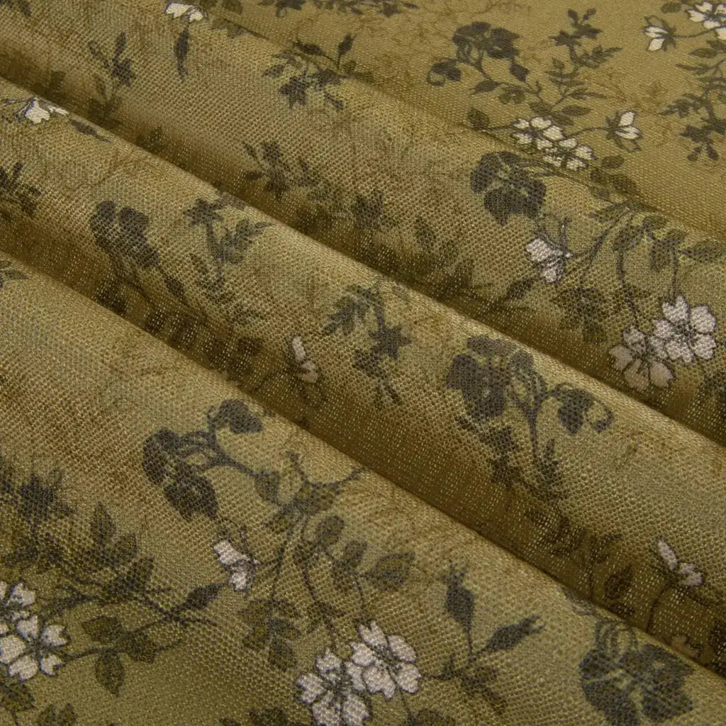 Sara Le Print Linen Drapery Pleated