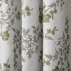 Sara Le Print Linen Drapery Pleated