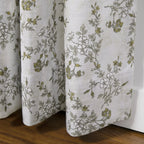 Sara Le Print Linen Drapery Pleated