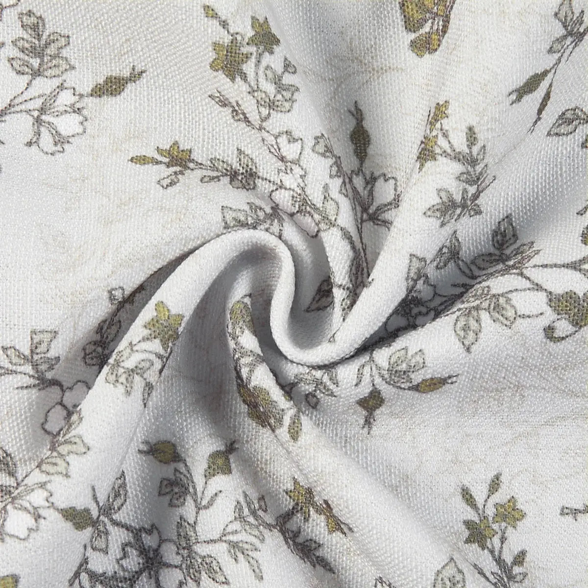 Sara Le Print Linen Drapery Pleated