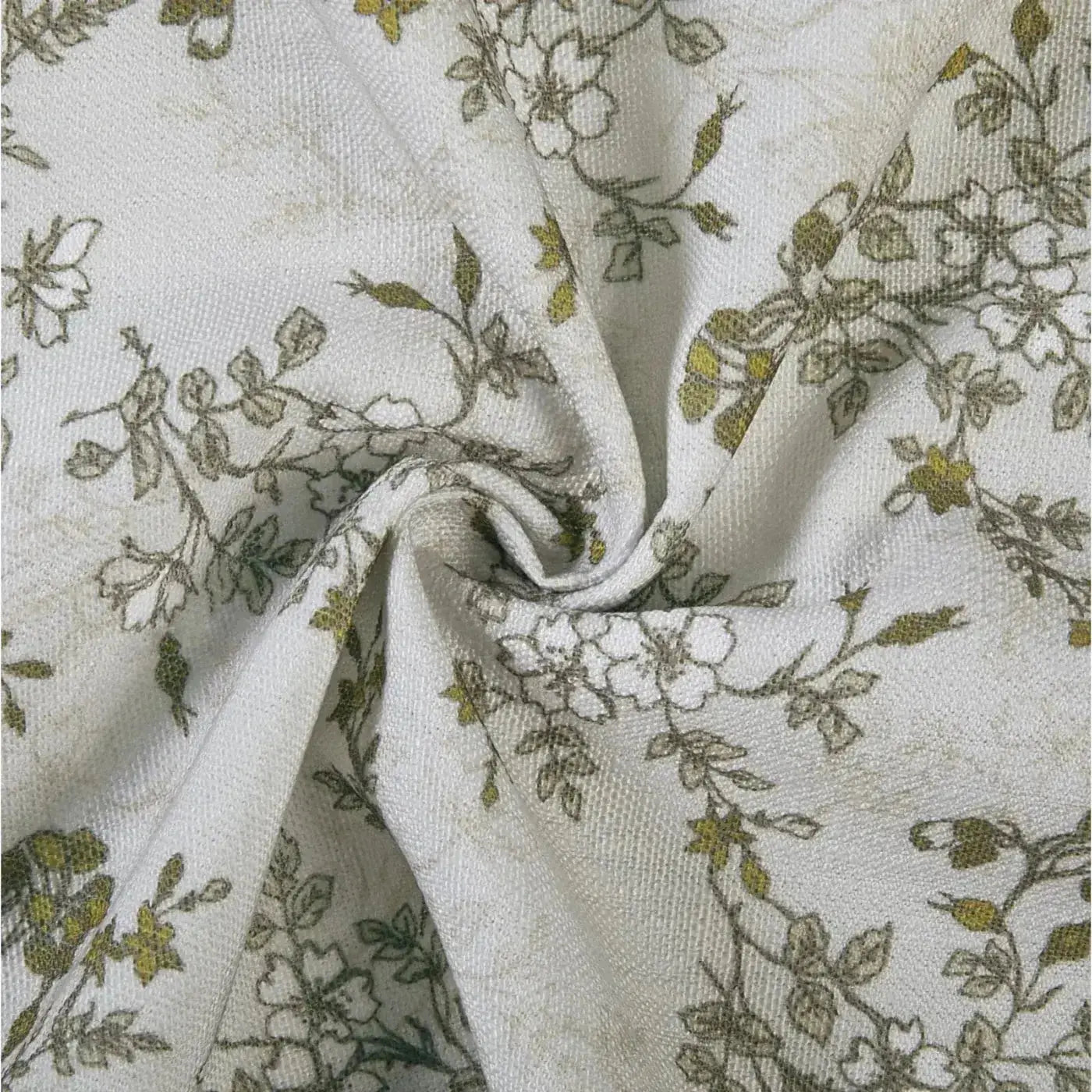 Sara Le Print Linen Drapery Pleated