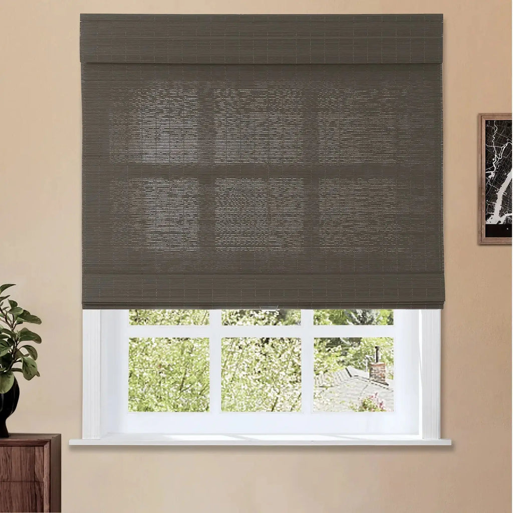 Sybil Bamboo Roman Shade Cordless