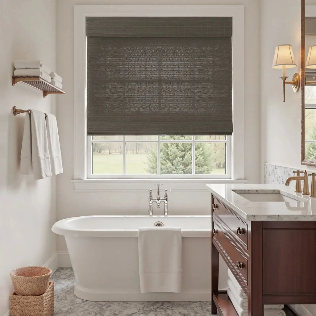 Sybil Bamboo Roman Shade Cordless