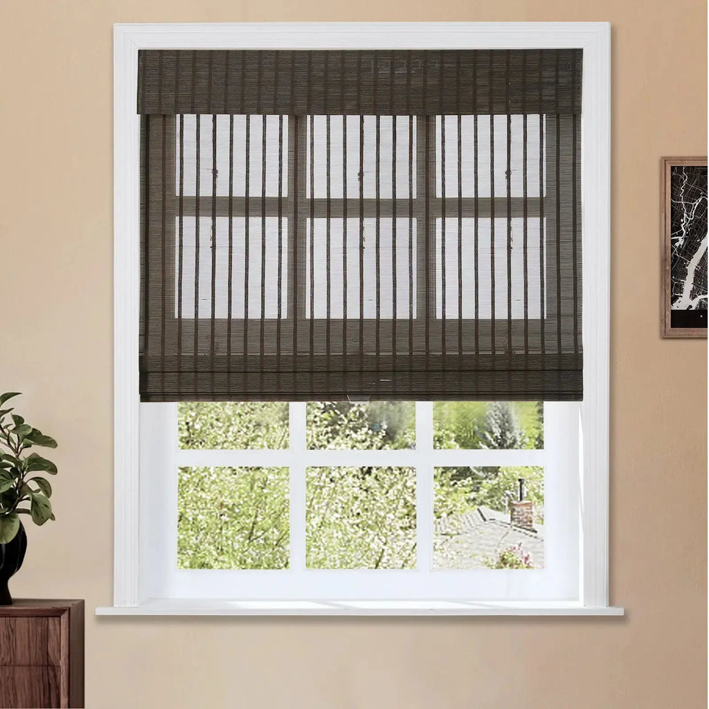Sybil Bamboo Roman Shade Cordless