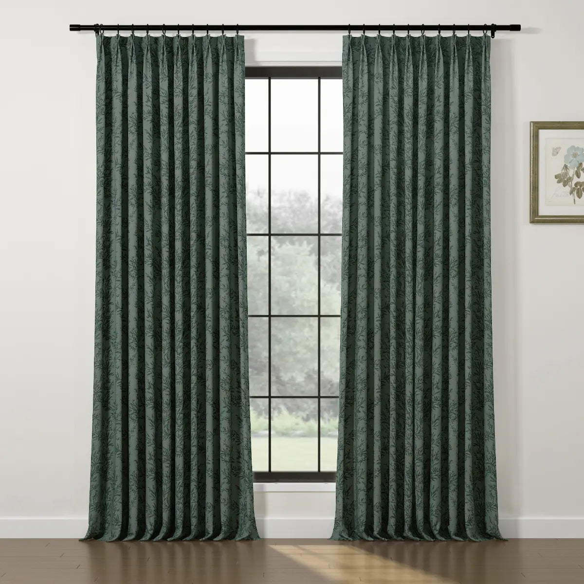 Sara Le Print Linen Drapery Pleated