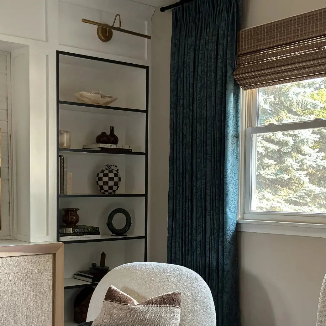 Sara Le Print Linen Drapery Pleated