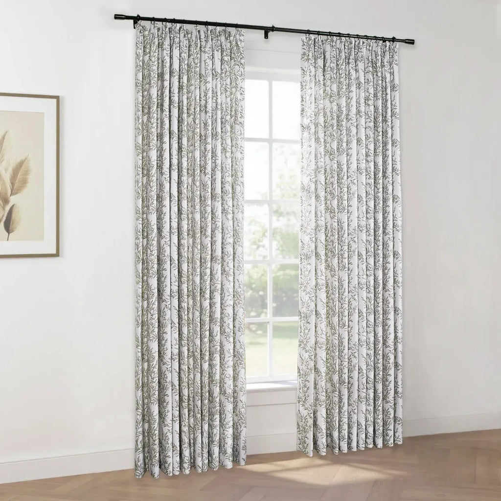 Sara Le Print Linen Drapery Pleated