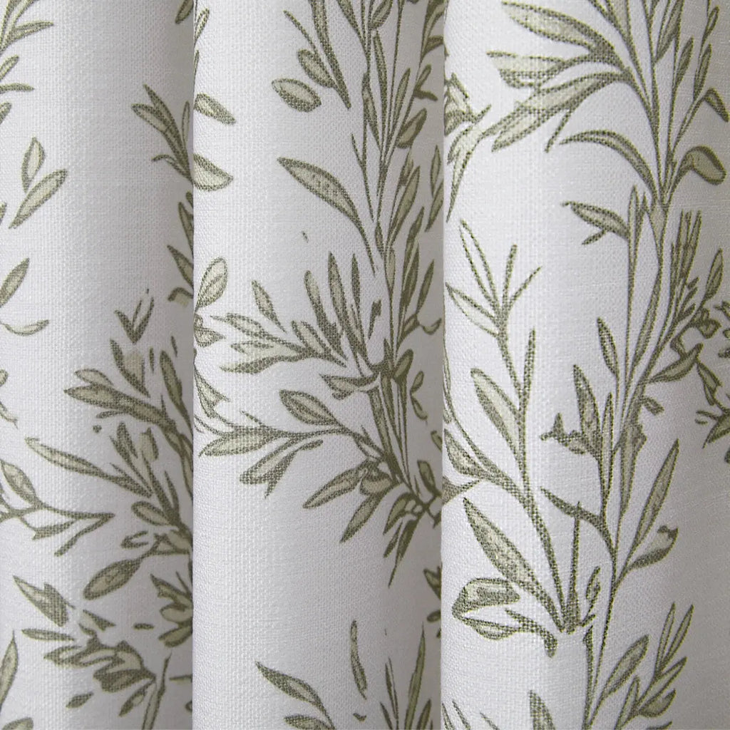 Sara Le Print Linen Drapery Pleated