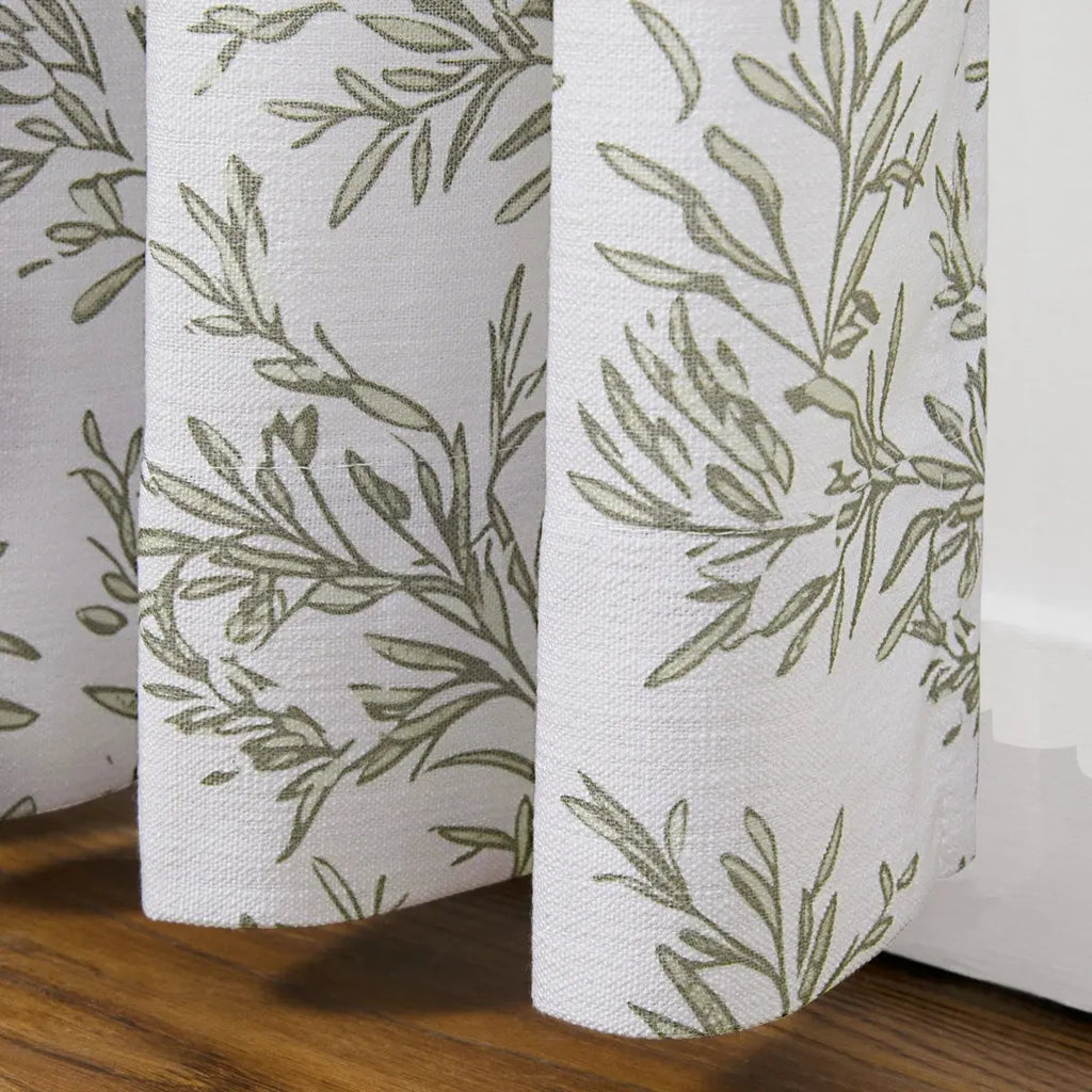 Sara Le Print Linen Drapery Pleated