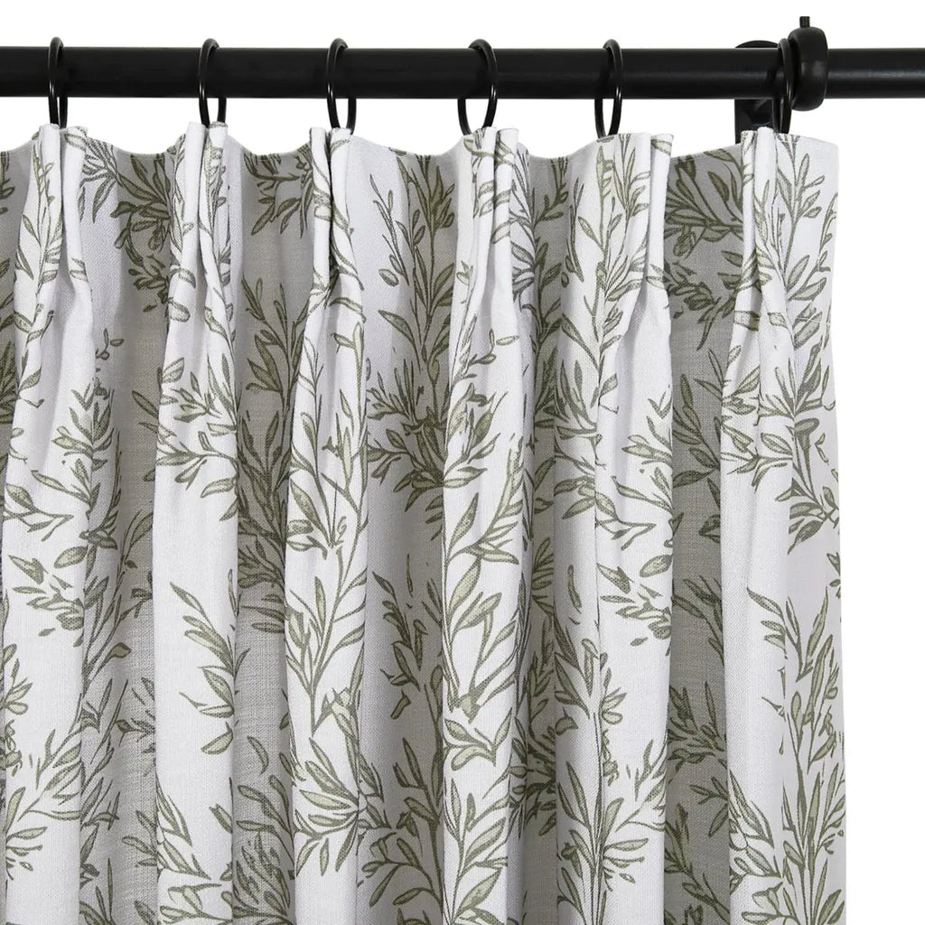 Sara Le Print Linen Drapery Pleated