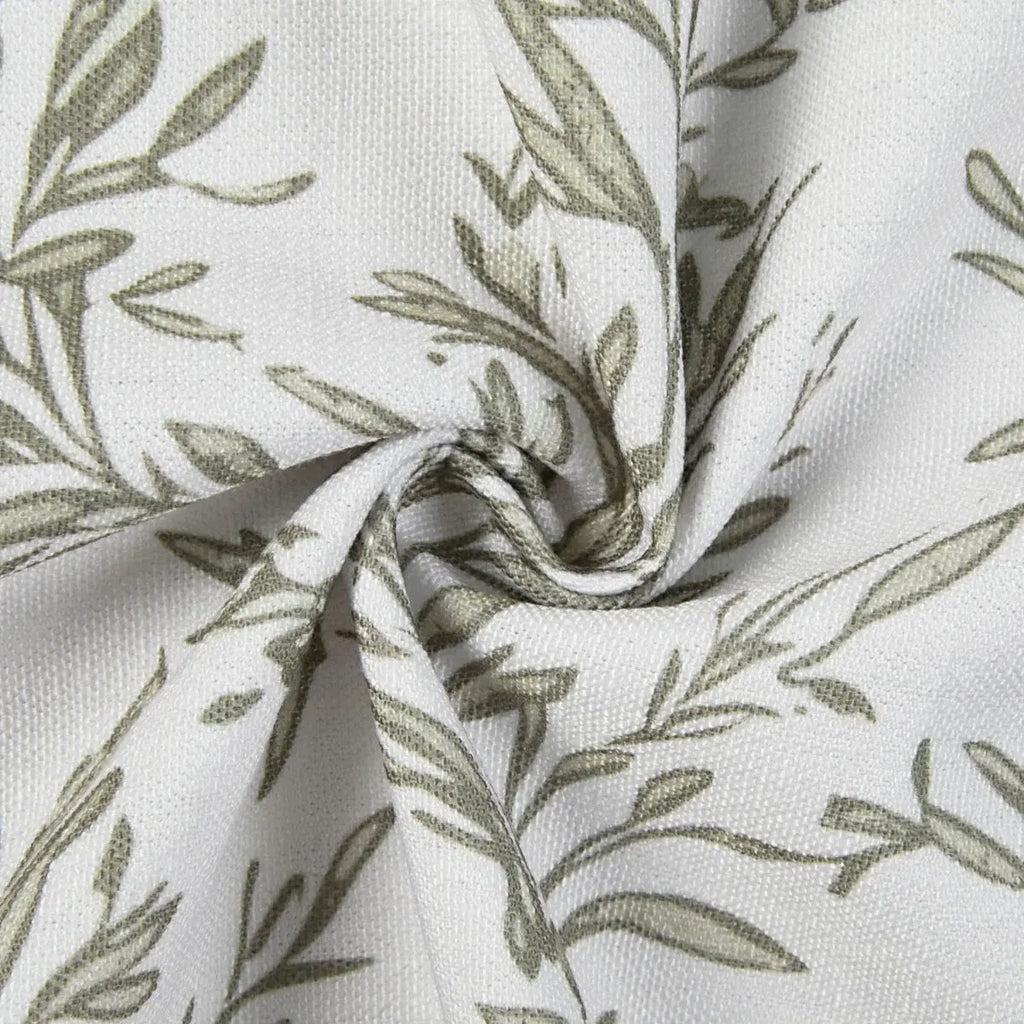 Sara Le Print Linen Drapery Pleated