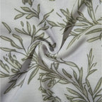 Sara Le Print Linen Drapery Pleated